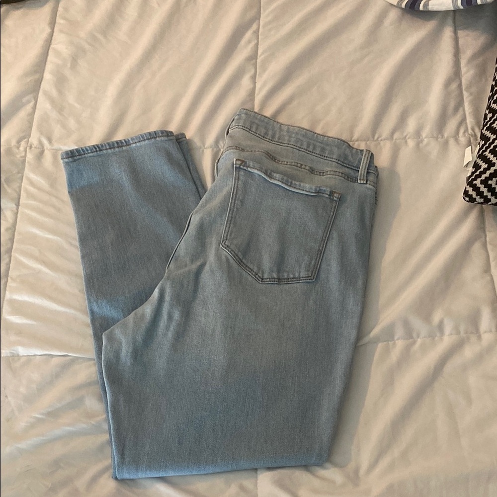 Old Navy Blue Straight Jeans Classic Denim
